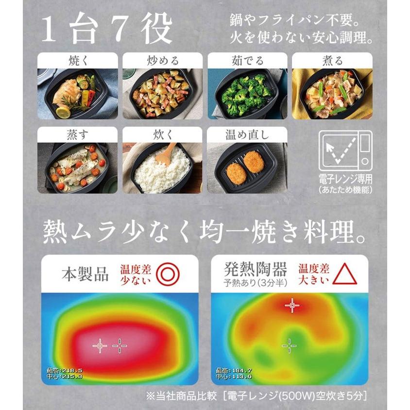 電子レンジ調理器 レンジパン 浅型 焼き目がつく 電子レンジ用 電子レンジ調理器 レンジパン 浅型 焼き目がつく 電子レンジ用