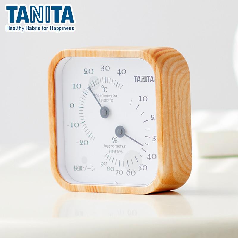 TANITA タニタ 温湿度計 ナチュラルTT-570-NA 温度 湿度計 定番キャンバス 温度計 室温 湿度 気温 爆買い！