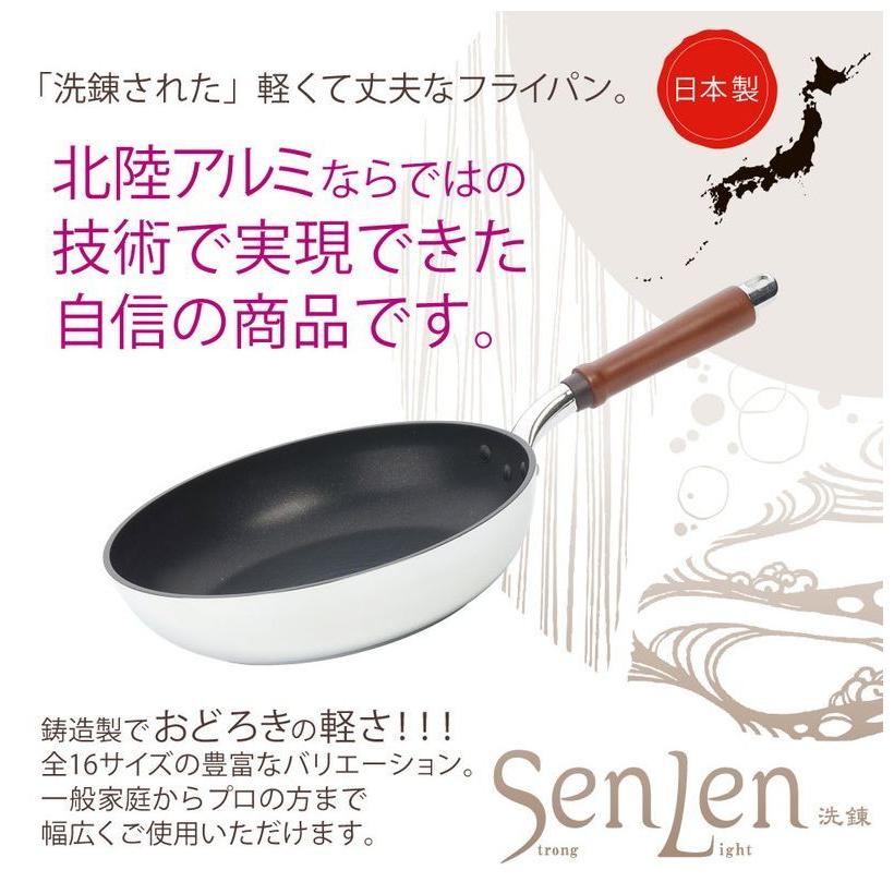 北陸アルミニウム 日本製 センレンキャスト フライパン 22cm A-0253