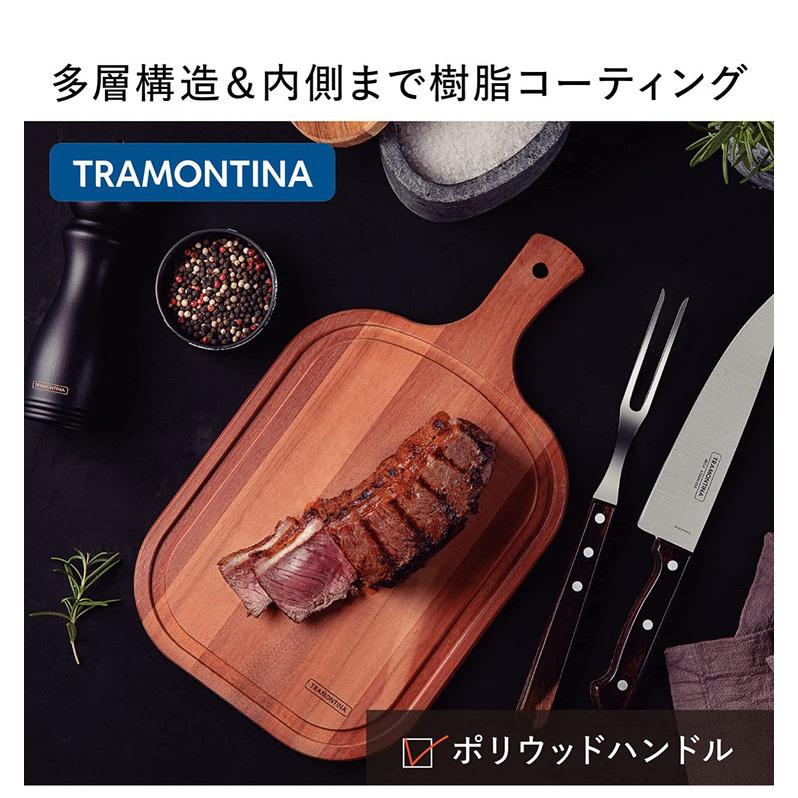 トラモンティーナ ポリウッド 食洗機対応 木柄 ステーキナイフ