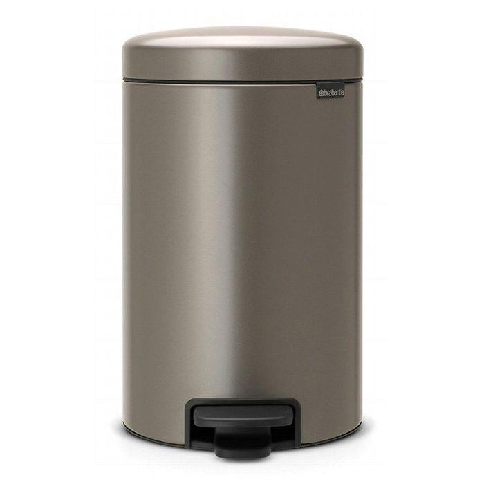 ブラバンシア NEWICON ペダルビン 12L プラチナム ごみ箱 ゴミ箱 ゴミ ダストボックス おしゃれ インテリア