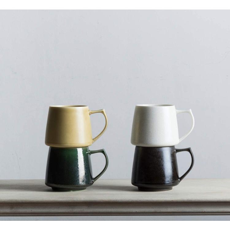 ⭕️クリアランスセール中Coleman限定コーヒーパーコレーター/マグカップセット コレス Cores キキマグ 日本製 美濃焼 マグカップ 320ml 電子レンジ