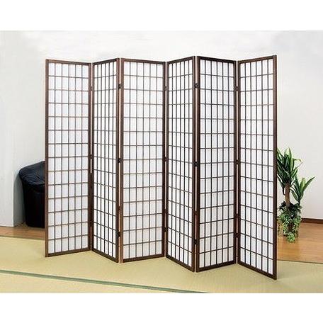 障子スクリーン 6曲 ハイタイプ 間仕切り パーテーション 代引不可