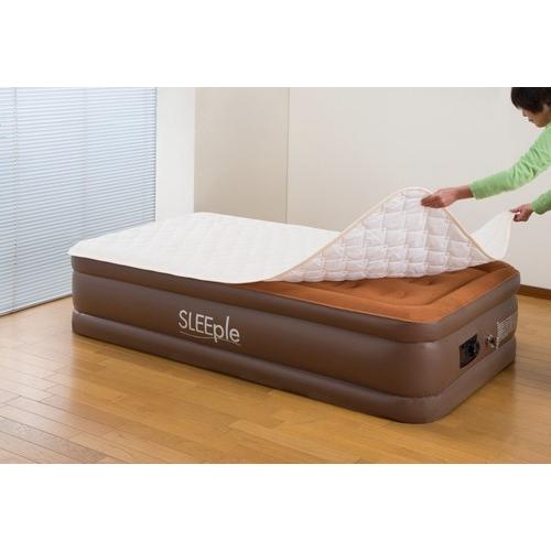 SLEEPle 電動エアーベッド ダブル Sleeple スリープル 電動エアーベッド専用敷パッド ワイドダブル 置く