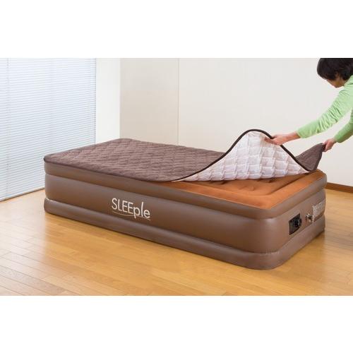 SLEEPle 電動エアーベッド ダブル Sleeple スリープル 電動エアーベッド専用敷パッド ワイドダブル 置く