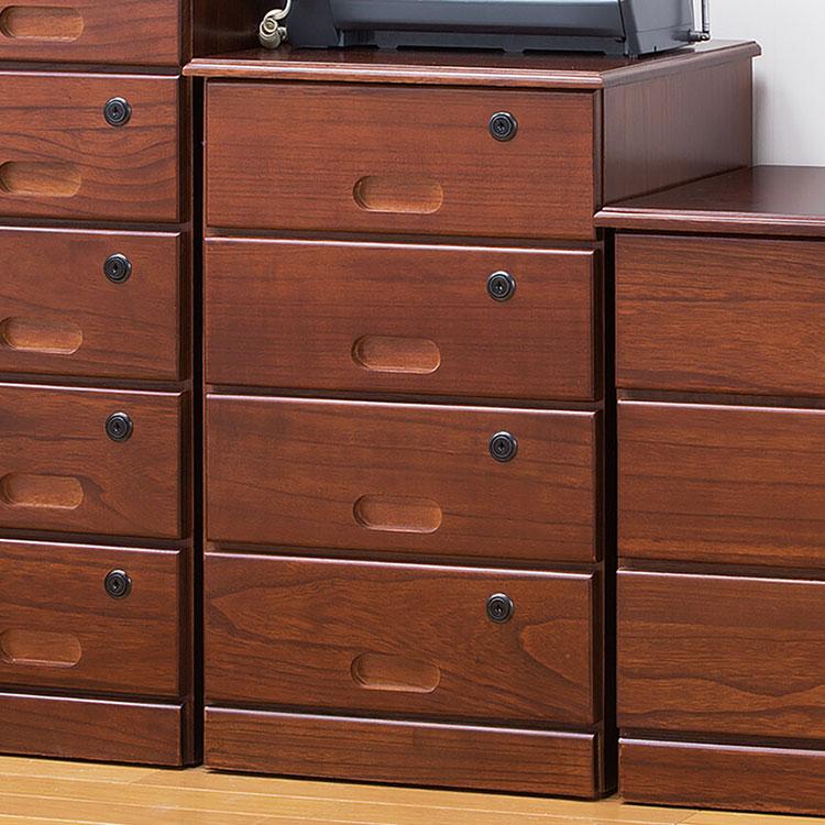 4段チェスト シークレットチェスト 幅36 奥行35 高さ53 チェスト 棚