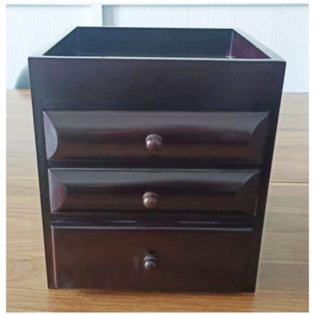 卓上整理チェスト 3段 完成品 木製 チェスト 書類整理 裁縫道具 救急箱