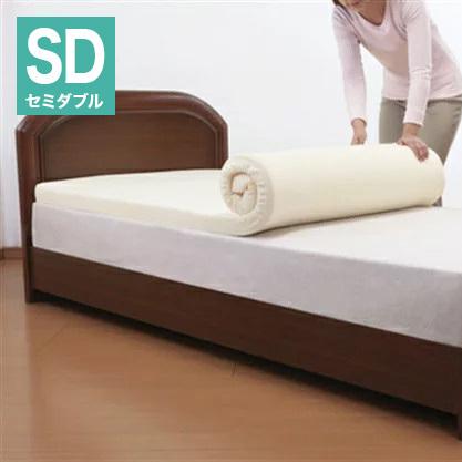 日本製 ジャパンスリーパー 形状記憶マットレス セミダブル アイボリー 