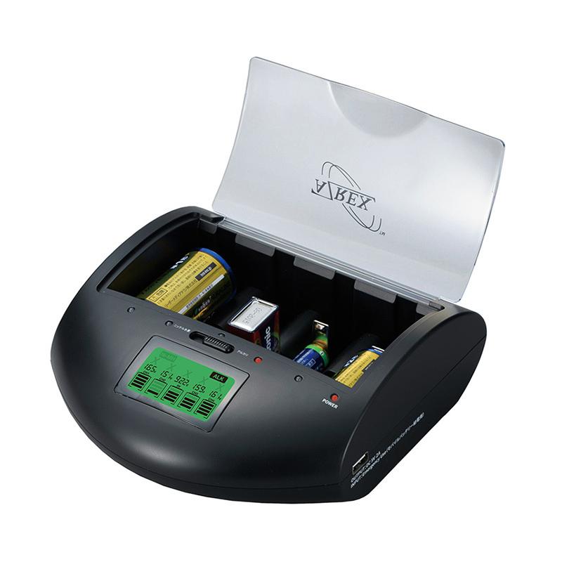 乾電池充電器 マルチ・チャージャーV2 AZREX AX-010V2 代引不可