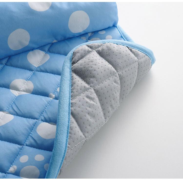 ペットマット ペット用布団 L字枕付き 40×60 接触冷感 足あと柄