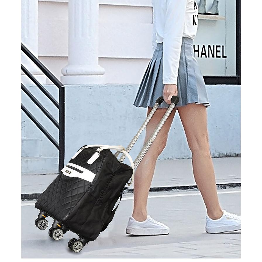 横押しカートリュック 3WAY リュック カート 手提げ アルミハンドル付き キャスター付き キャリーバッグ シンプル ショッピングカート 旅行 普段使い お買い物(代引不可)【送料無料】 横押しカートリュック 3WAY リュック カート 手提げ アルミハンドル