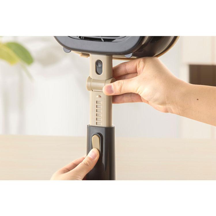 卓上換気扇 フィルター5枚付き 高さ6段階 角度調節可能 コンパクト