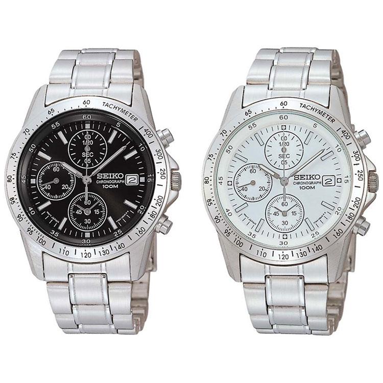 腕時計 セイコー クロノグラフ 海外モデル 正規品 3年保証 防水 着用