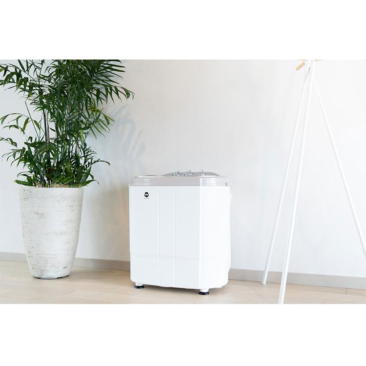 二槽式洗濯機 軽量 コンパクト 洗濯機 2槽式 洗い分け ペット用 部活用 ダイヤル式 耐久性 ステンレス製 洗濯 脱水 ウォッシュマン(代引不可)【送料無料】 二槽式洗濯機 軽量 コンパクト 洗濯機 2槽式 洗い分け ペット用 部活用