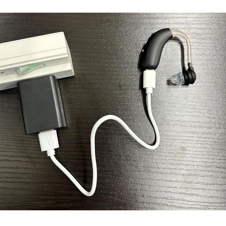 集音器 2個組 耳掛け 充電式 音量6段階 ノイズ低減 聞こえやすい 調節