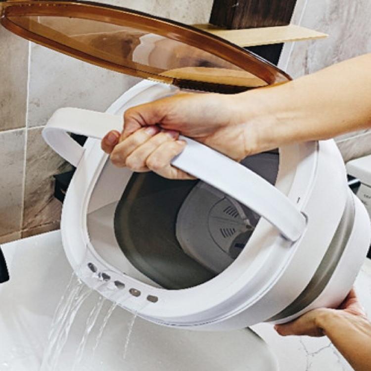 折りたたみ式洗濯機 水量7L バケツ式洗濯機 コンパクト 小型 ミニ 洗濯