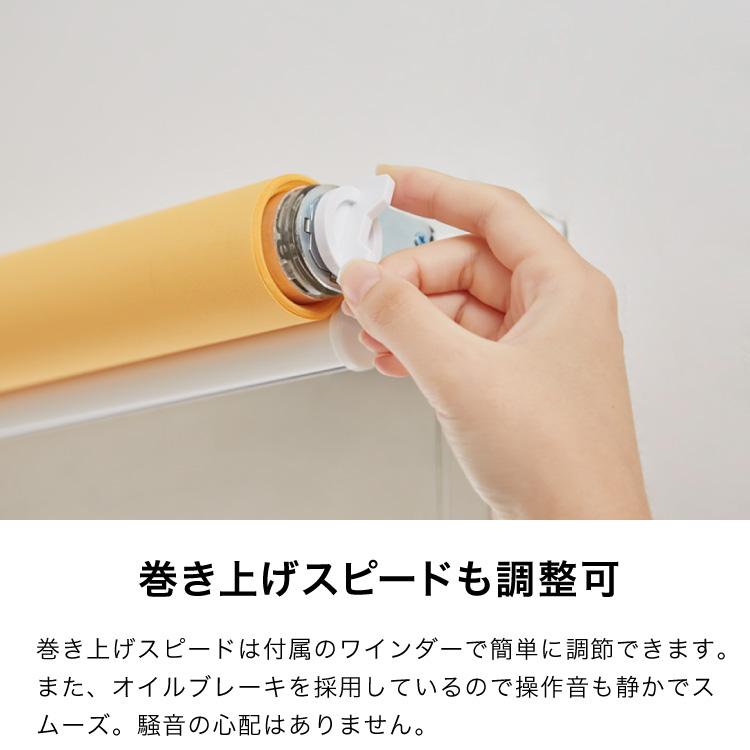取り付け時工具不要 突っ張り ロールスクリーン 35~60cm以内 60×135cm