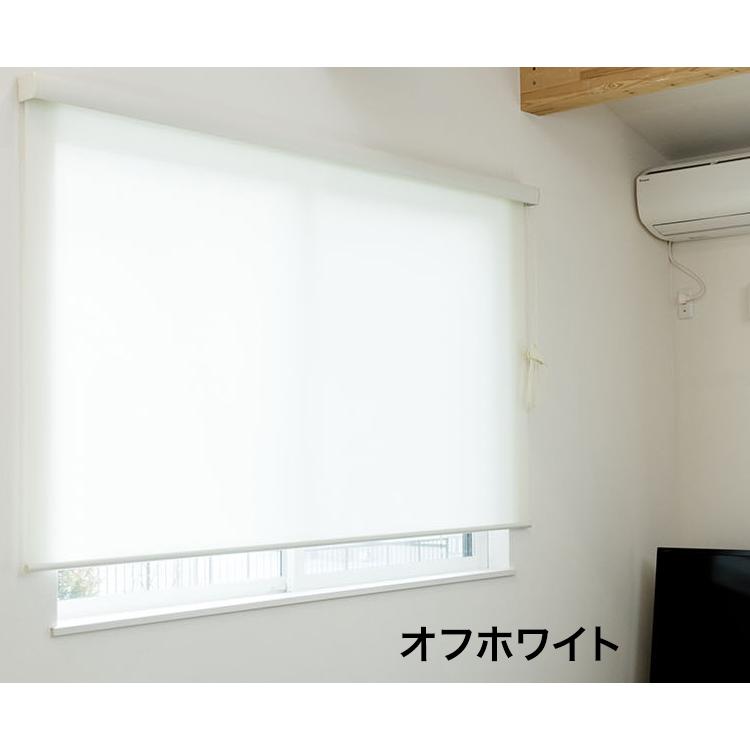 ロールスクリーン カバー付き 幅165cm×高さ220cm シンプル おしゃれ 北欧 オフィス マンション 間仕切り ロールカーテン 代引不可_2