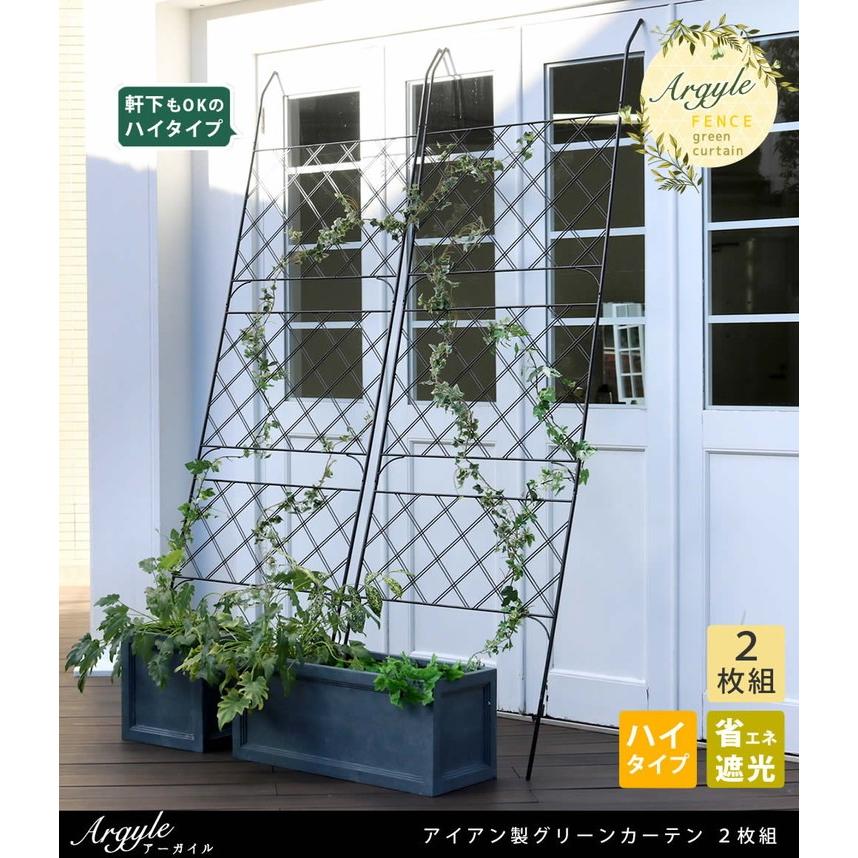 アイアン製グリーンカーテン Argyle アーガイル カーテン グリーンカーテン 菜園 ガーデン 栽培 ガーデニング アンティーク 代引不可の画像