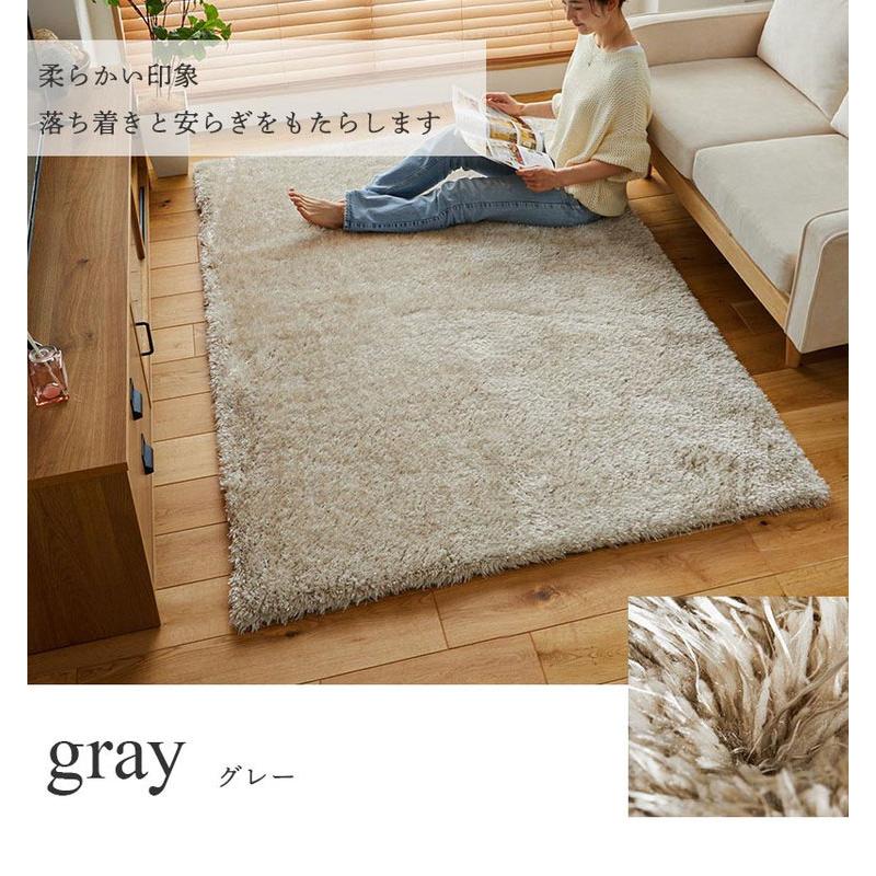 高級 最高ランク高密度 スーパーボリュームシャギーラグ 190×190 ブラック 高級 最高ランク高密度 スーパーボリュームシャギーラグ 190×190 ブラック