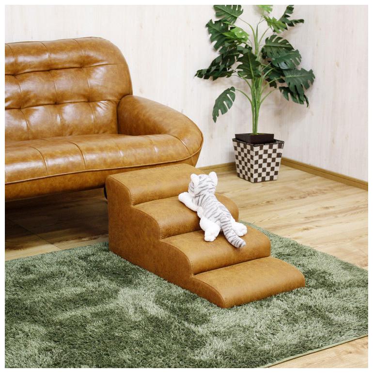 ラグジュアリー ドッグステップ 4段 スワロフスキー オレンジ ラグジュアリー ドッグステップ 4段 スワロフスキー オレンジ