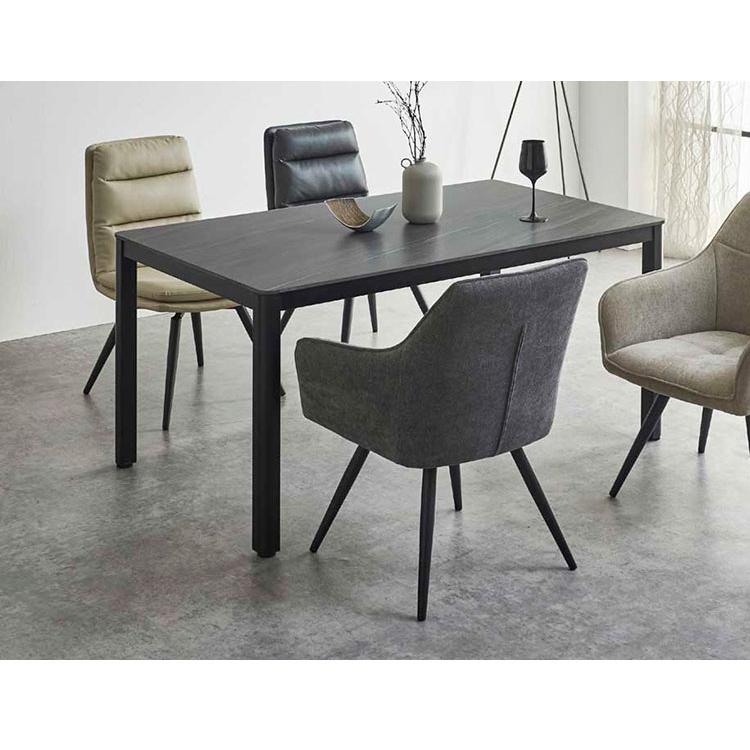 大理石調 ダイニングテーブル 140×80cm ダイニングテーブル セラミック 140×80cm 耐久性 耐熱 傷に強い 大理石