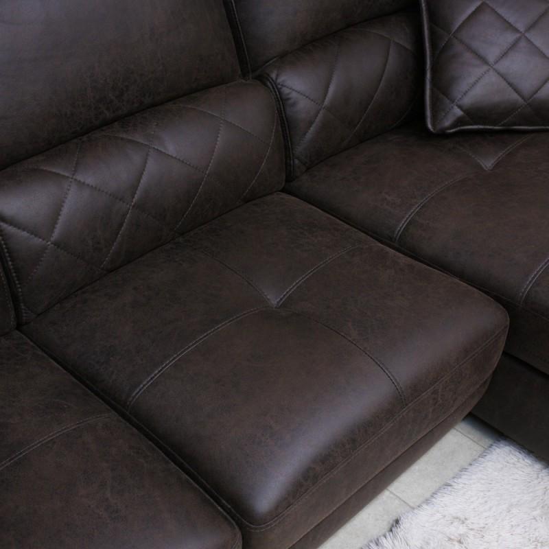 カウチソファー ソファー ソファ 三人掛け クッション二個付き