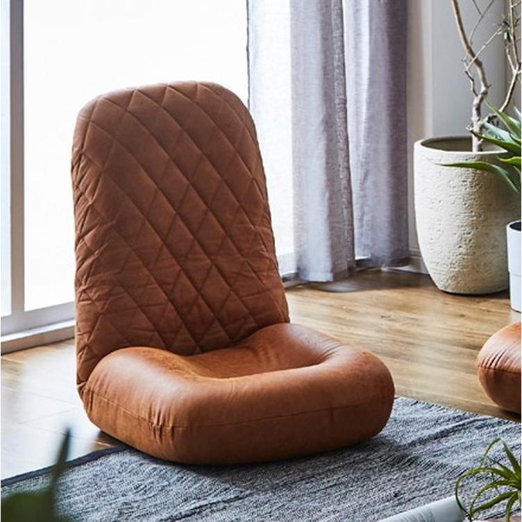 座椅子 1人掛け ハイバック フロアソファ ポケットコイル 引っかき傷に