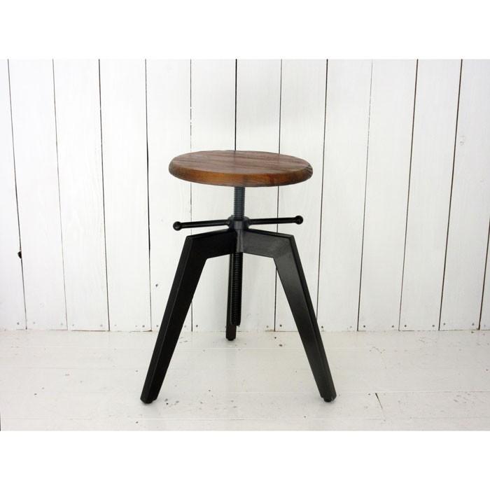 MOSH モッシュ クランク スツール アイアン ビンテージ加工 什器