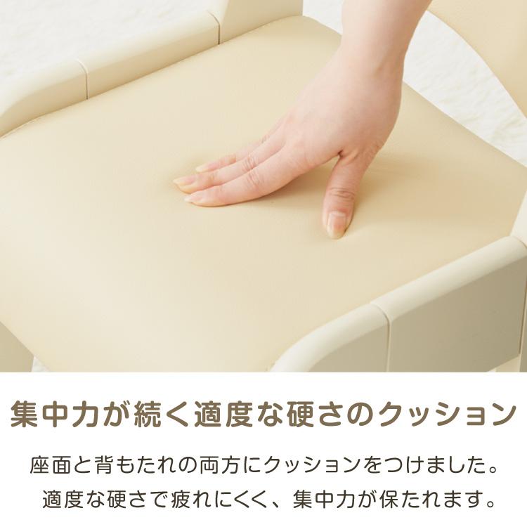 テーブル&チェアセット 80×40cm テーブル デスク キッズデスク 椅子 チェア いす 学習デスクセット キッズデスクセット 高さ調節可能_12