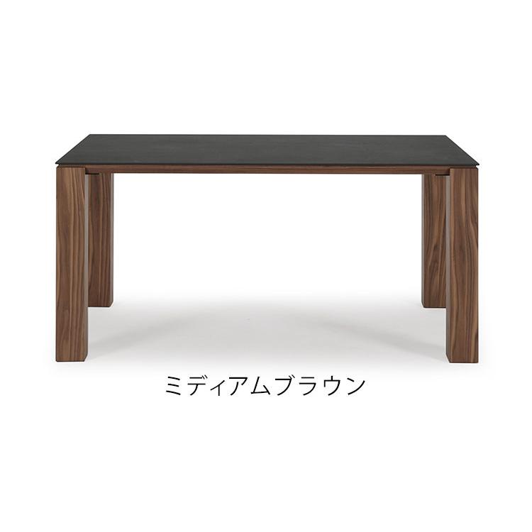 ダイニングテーブル 幅150×奥行90cm 木製 テーブル セラミック 高級感 