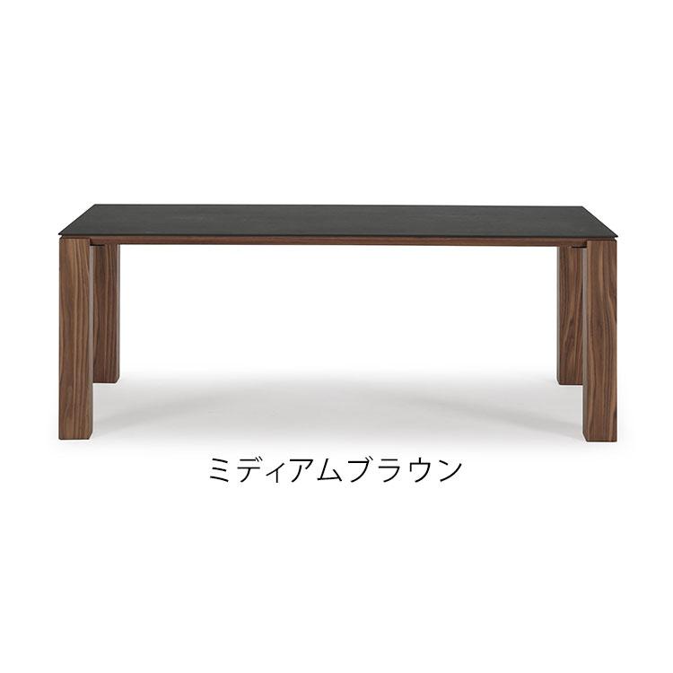 ダイニングテーブル 幅180×奥行90cm 木製 テーブル セラミック 高級感