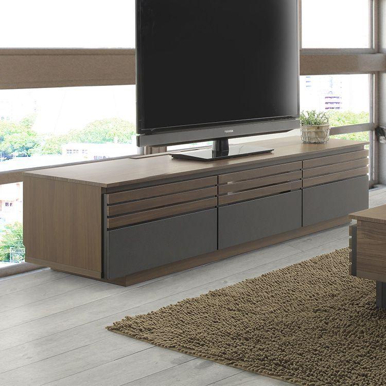 テレビ台 セラミック調 完成品 幅180 奥行40 高さ35 ローボード テレビ