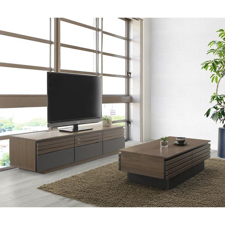 テレビ台 セラミック調 完成品 幅180 奥行40 高さ35 ローボード テレビ