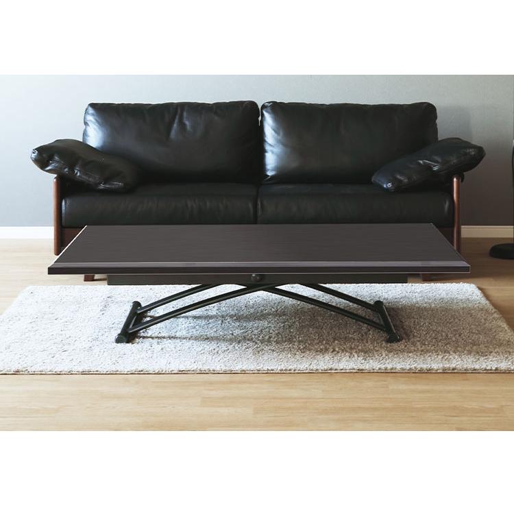 昇降テーブル 135×80cm 昇降式 7段階 高さ30~71cm アイアン脚 昇降テーブル 135×80cm 昇降式 7段階 高さ30~71cm アイアン脚