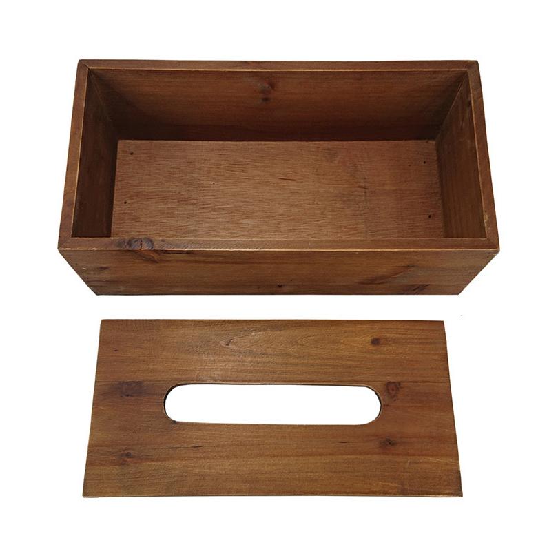 売れ筋 ティッシュケース ティッシュボックス アンティーク調 天然木 コンパクト モミの木 ソフトパック ドゥー