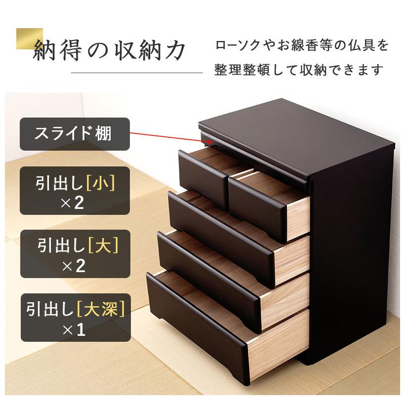 HAGiHARA 仏壇チェスト 完成品 幅60 奥行40 高さ75.5 仏壇下台 HAGiHARA 仏壇チェスト 完成品 幅60 奥行40 高さ75.5 仏壇下台