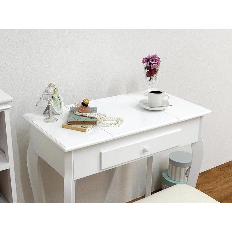 HAGiHARA（萩原） ドレッサー 2Wayタイプ 幅70cm スツール付き