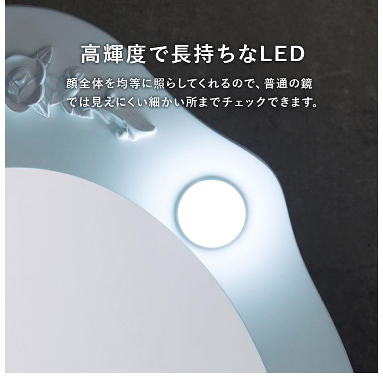 LEDライト付き エレガント 三面鏡 女優ドレッサー スツール LEDライト付き エレガント 三面鏡 女優ドレッサー スツール