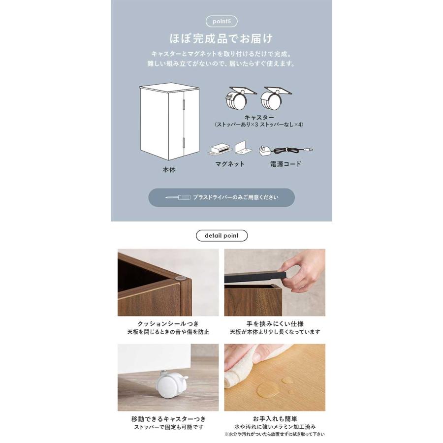 LEDライト 大容量コスメワゴン ドレッサー 可動式ミラー コスメワゴン