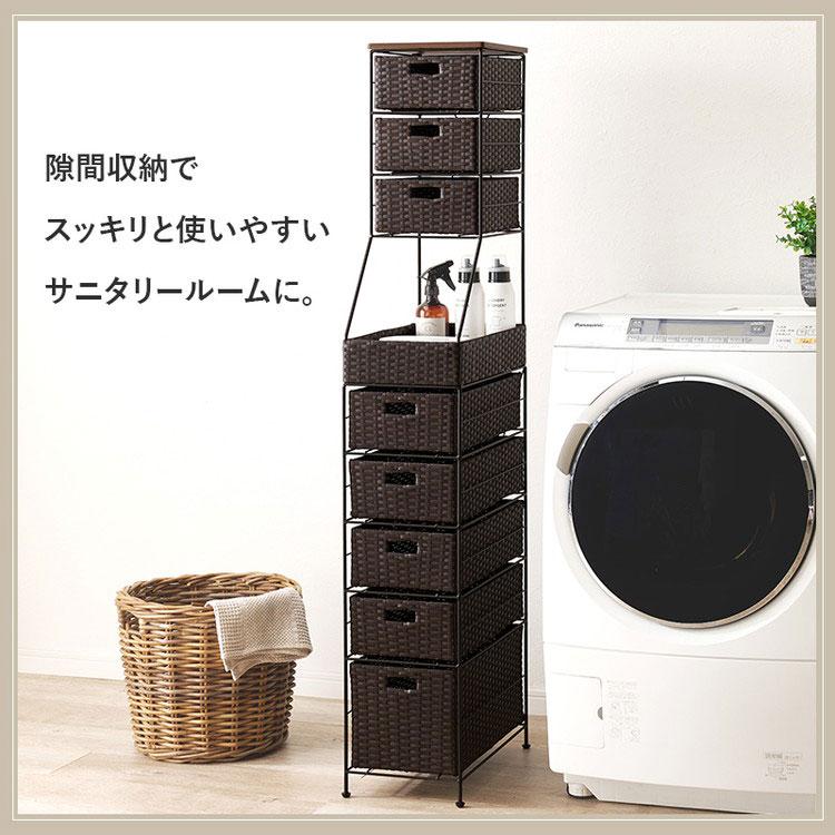 すき間にピッタリ スペパ ランドリーラック 幅25cm すき間収納 隙間