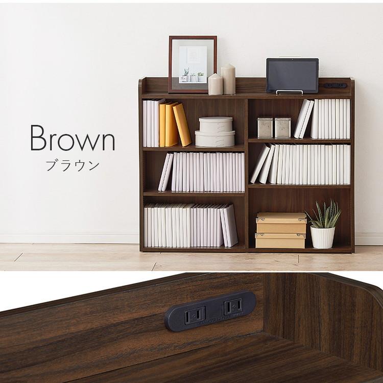 収納ヘッドボード シングル 2口コンセント 可動棚 巾木よけ スリム 棚