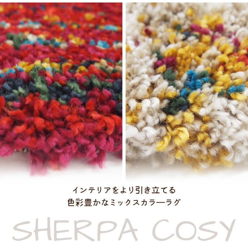 玄関マット ウィルトンラグ 60×90cm ベルギー製 ウィルトン織 SHERPA COSY おしゃれ 厚手 長毛 マット 代引不可｜recommendo｜02