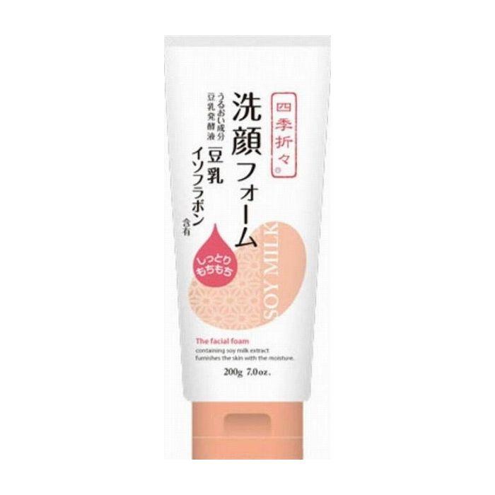 熊野油脂 四季折々 豆乳イソフラボン 洗顔フォーム 化粧品 代引不可