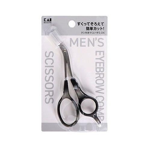 【単品10個セット】 KQ1836 クシ付きマユハサミDX 貝印(代引不可)【送料無料】 KQ1836 クシ付きマユハサミDX 貝印 代引不可 メール便 : リコメン堂