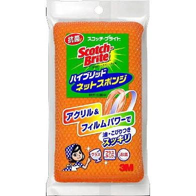 単品12個セット スコッチブライト ハイブリッドネットスポンジ オレンジ HBNT-75E スリーエムジャパン 代引不可 : リコメン堂 ...