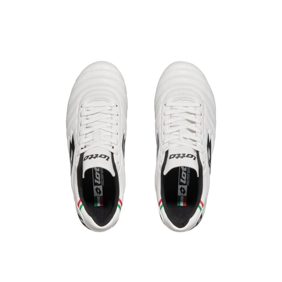 ロット LOTTO サッカースパイクシューズ STADIO JP 4E WHBK 25.0 幅広