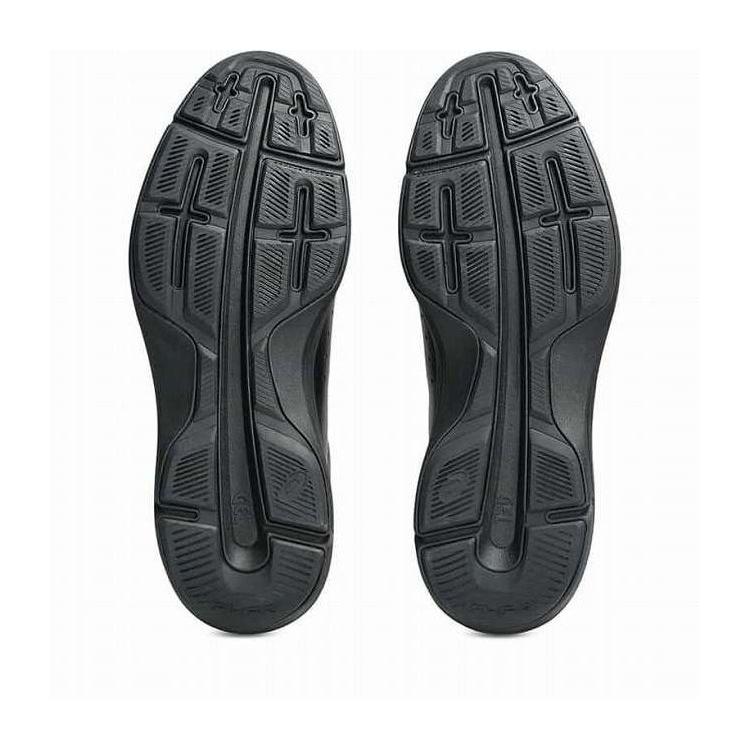 asics アシックス HADASHIWALKER M064 24.5cm BK/BK アシックスウォーキングシューズ アウトドア ...