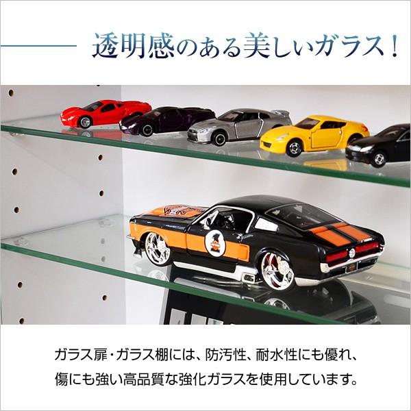 コレクションラック Luke ルーク 浅型 ハイタイプ 上置きセット