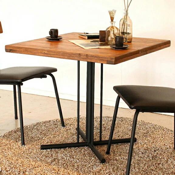 ダイニング テーブル 無垢 アンティーク レトロ ビンテージ カフェ 北欧 シンプルモダン KELT ケルト カフェテーブル 代引不可